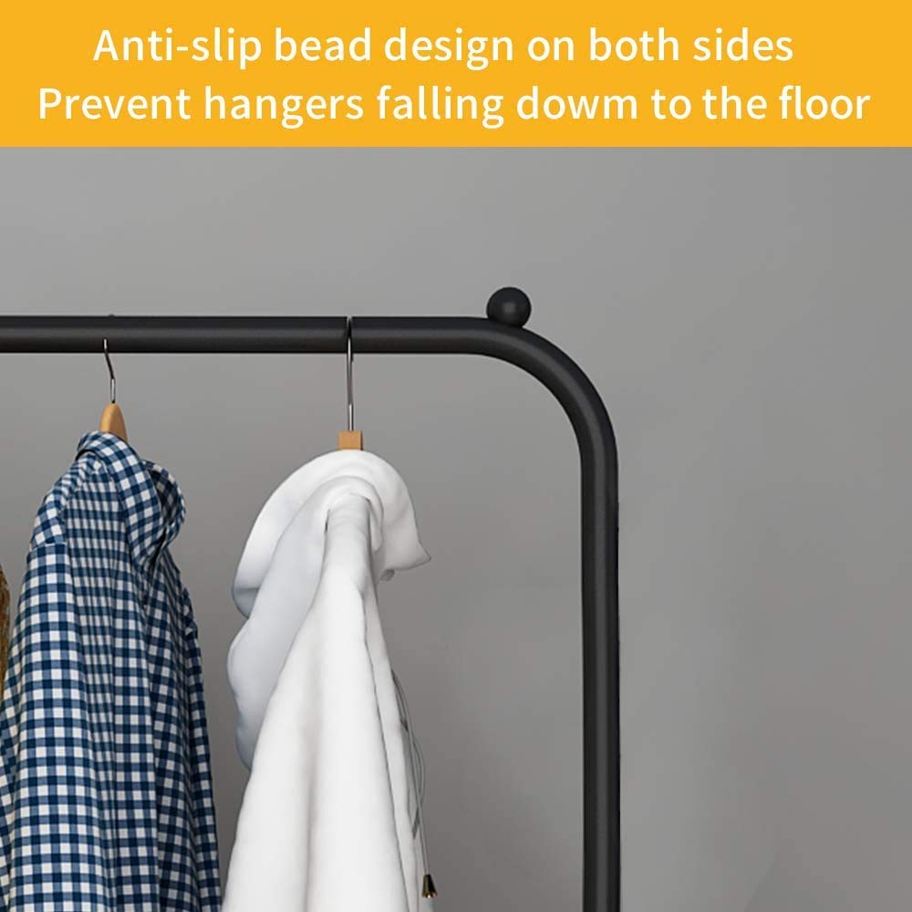 Lukzer 1Pc Metal Cloth Stand: Multipurpose Garment Rack With Bottom Shelf  Ideal Coat And Jacket Organizer For Home And Bedroom