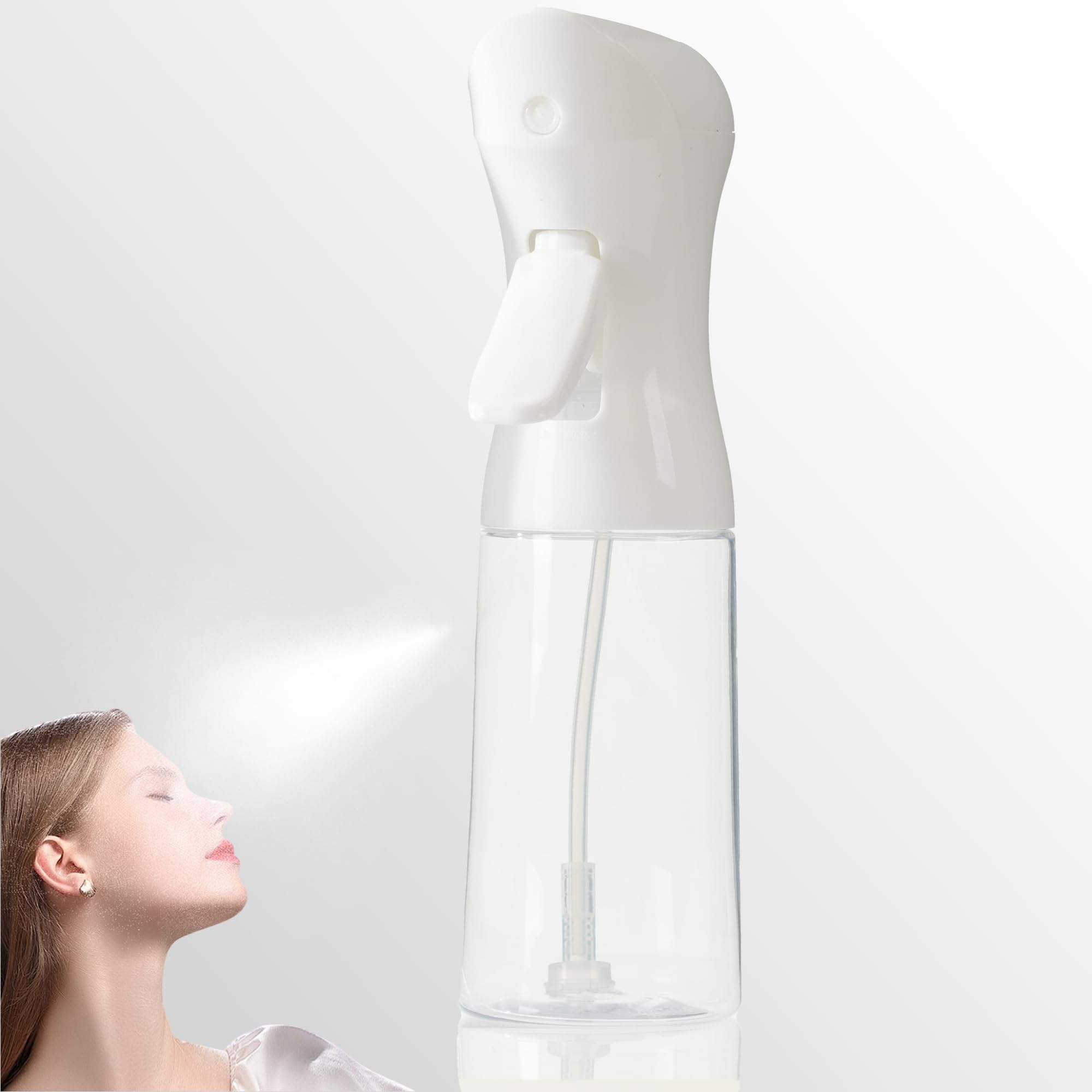 Miralosvian Spray Bottle For Hair Continuous Ultra Fine Mist (200Ml) 360 Multi Spray Bottle For Plants, Cleaning, Skin Care Leak