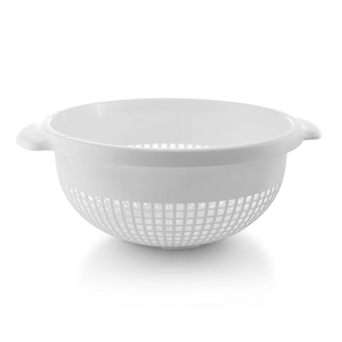 Ybm Home Deep Plastic Strainer Colander With Handle - Made Of Food Safe Bpa-Free Plastic - Durable And Dishwasher Safe - Use For
