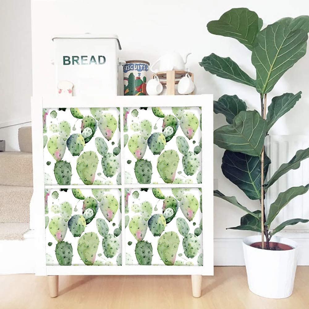 Self-Adhesive Dresser Sticker, Peel And Stick Furniture Skin, Removable Shelf Unit Decals Sticker (002, Expedit/Kallax)