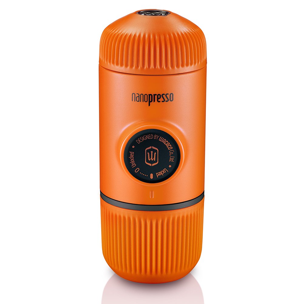 Wacaco Nanopresso Portable Espresso Maker, Upgrade Version Of Minipresso, 18 Bar Pressure, Small Travel Coffee Machine, Manually