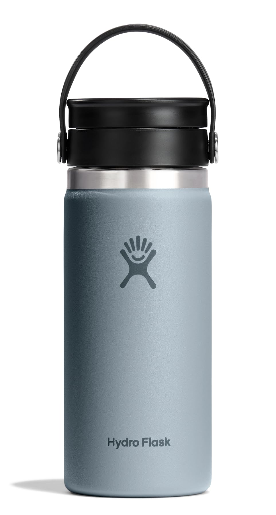 Hydro Flask Flex Sip Coffee Tumbler - Insulated Stainless Steel, Non Spill, Leak Proof Travel Coffee Cup 16 Oz Shale Gray