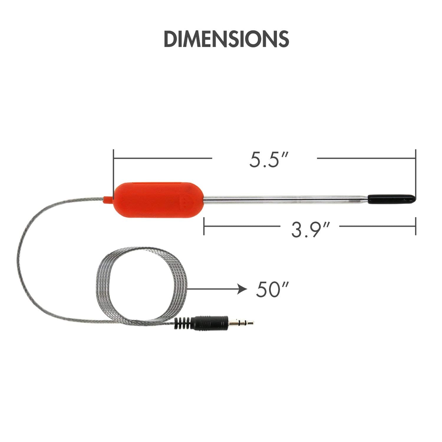 Tenergy Stainless Steel Probe For Solis Smart Food Thermometer - 2 Pack