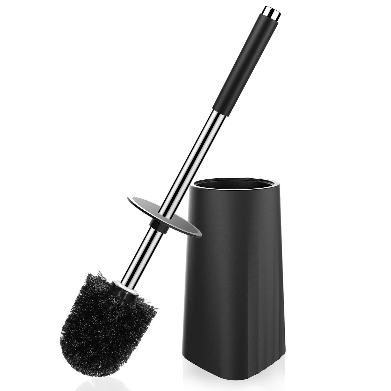 Setsail Toilet Brush, Compact Size Toilet Bowl Brush And Holder Toilet Brushes For Bathroom With 304 Stainless Steel Handle Toil