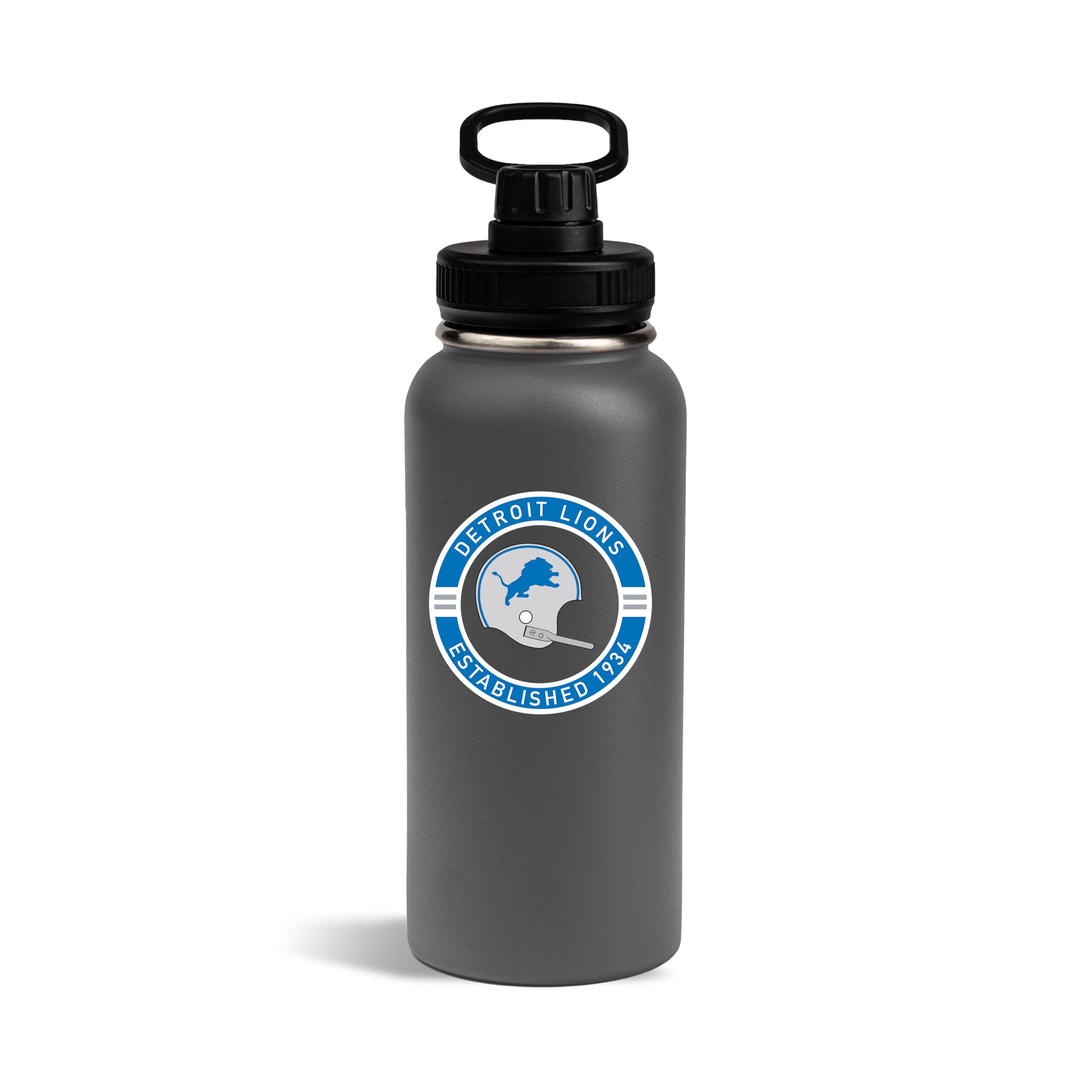 The Memory Company Officially Licensed NFL - Detroit Lions 32oz Team Logo Water Bottle