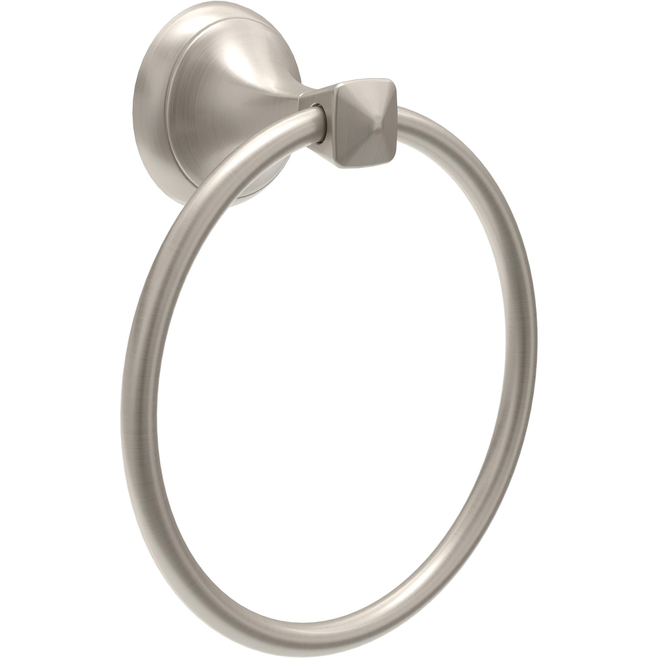 Delta ESA46-DN Esato Towel Ring in SpotShield Brushed Nickel