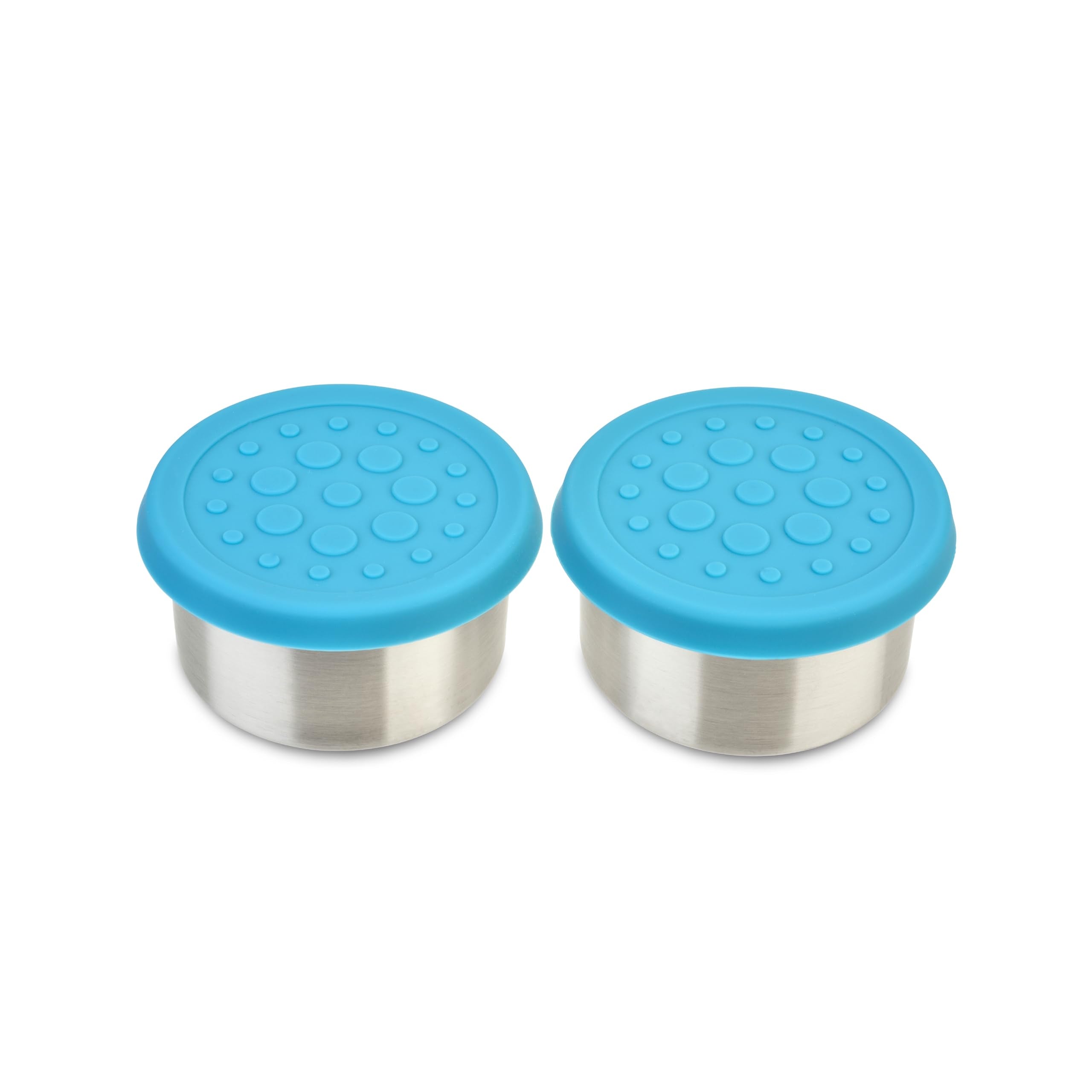Lunchbots 2.5 Oz Leak Proof Snack And Side Dish Containers - Spill Proof In Bags And Bento Boxes - Food-Grade Stainless Steel Wi