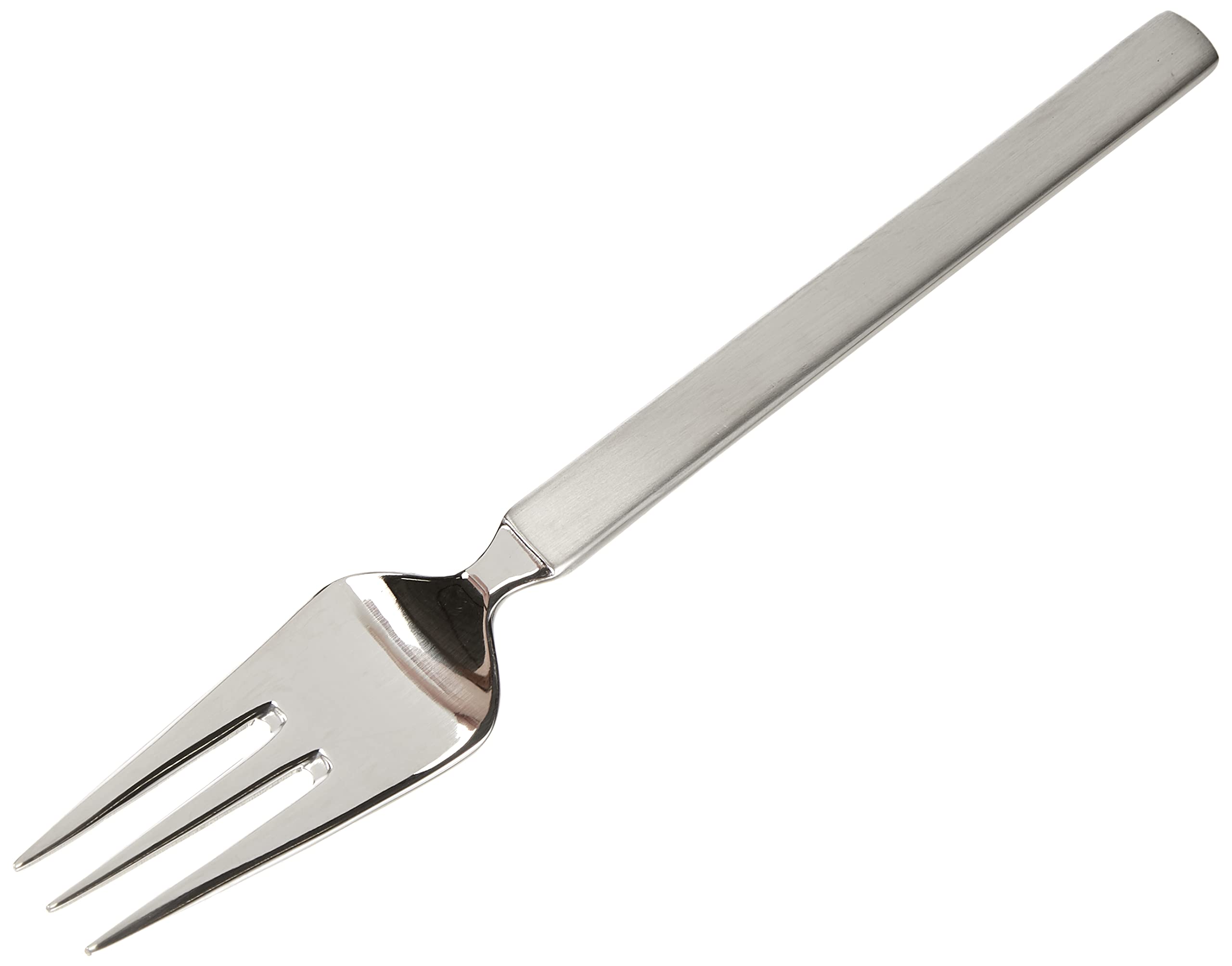Alessi ''Dry'' 6-3/4-Inch Pastry Fork With Satin Handle, Set Of 6