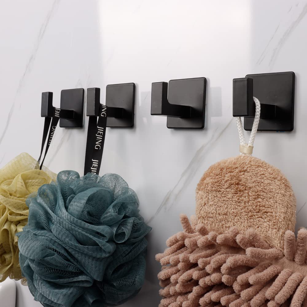 Vanloory 5 Pieces Self Adhesive Bathroom Hardware Set-Sus304 Stainless Steel-Towel Rack Set Include 24Towel Bar+Toilet Paper Hol