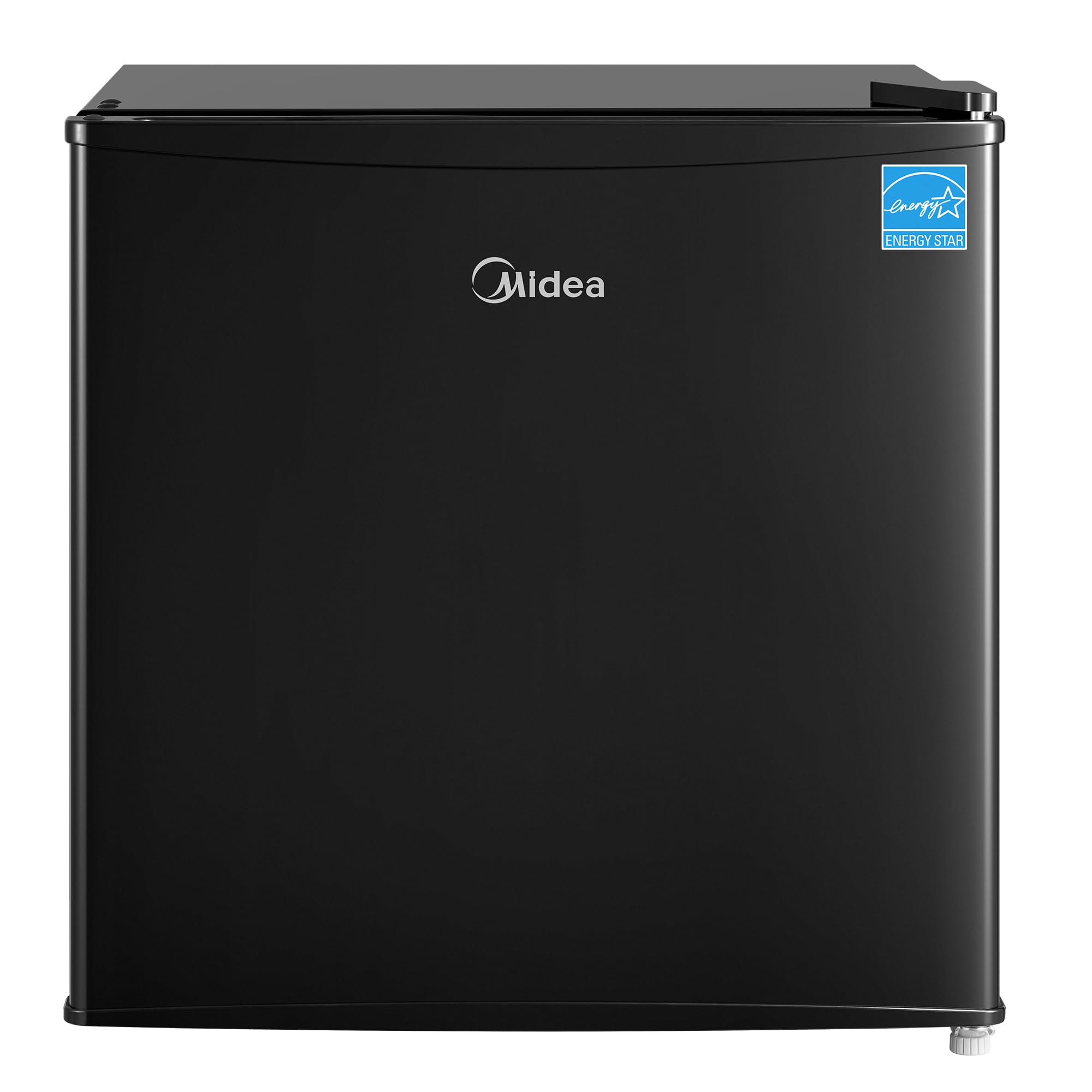 Midea MERM17B0ABB 1.7 Cu Ft Mini Fridge, Compact Refrigerator with Adjustable Thermostat, Reversible Door, Low Noise, Energy Eff