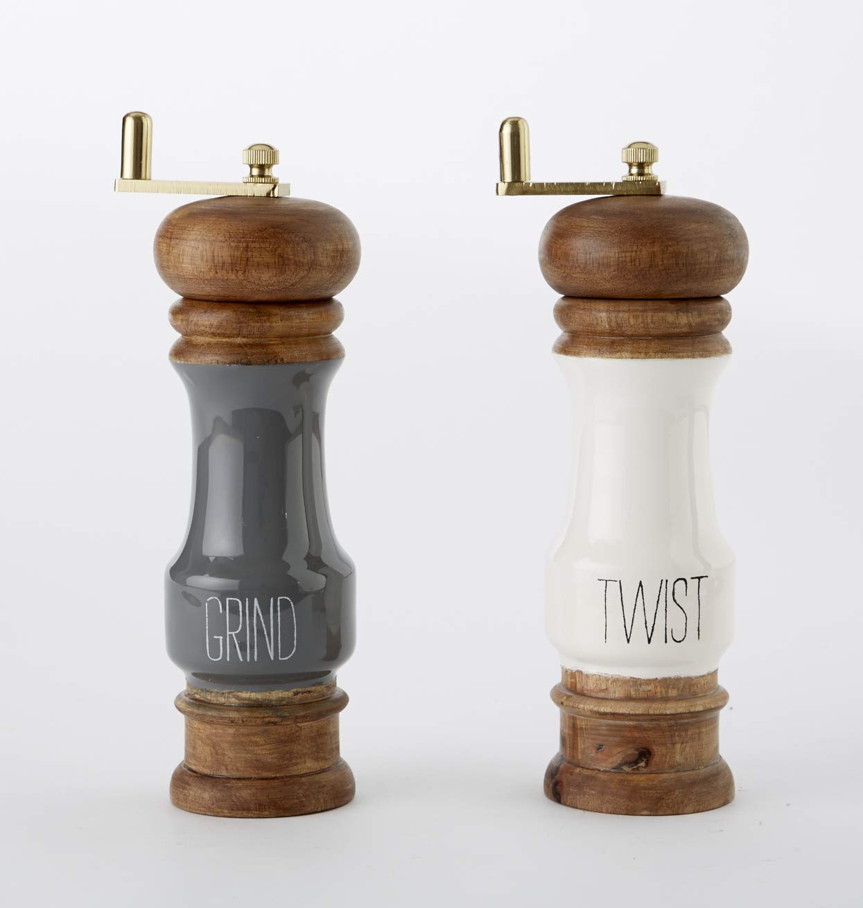 Mud Pie Salt And Pepper Shaker Sets (Enamel)