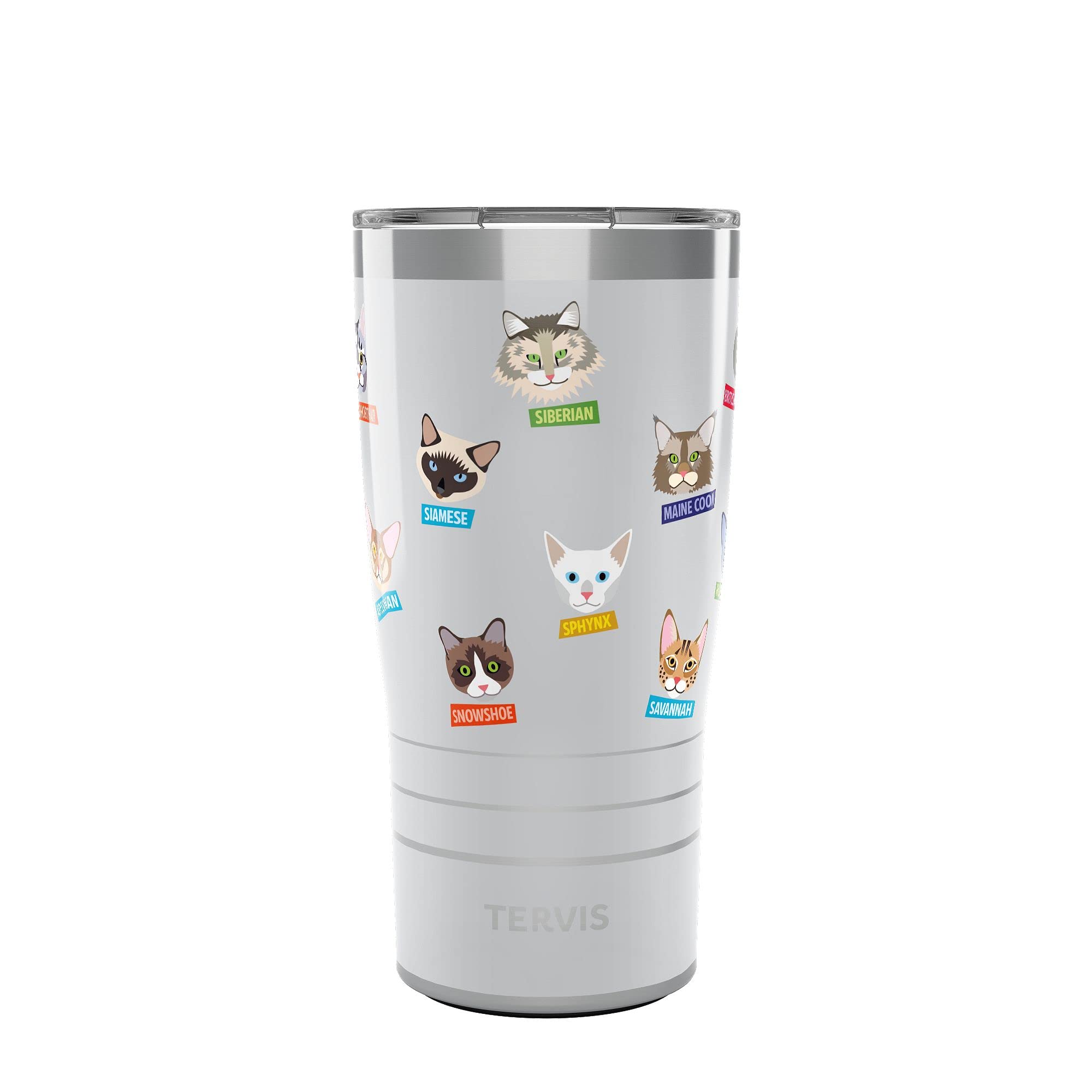 Tervis 20oz Stainless Steel Tumbler | Flat Art  Cat