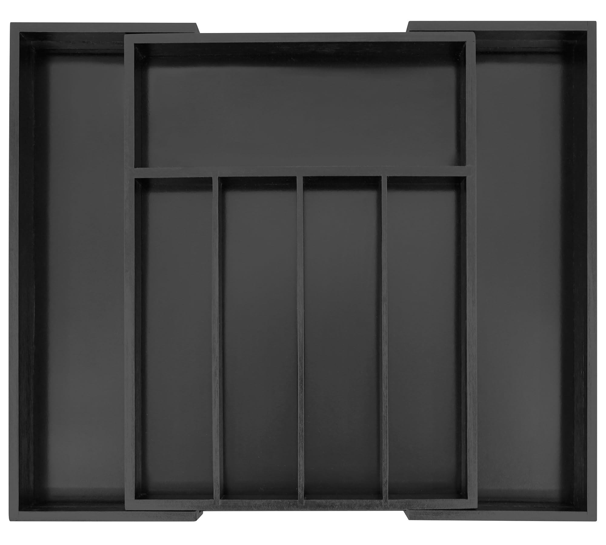 Utoplike Bamboo Silverware Drawer Organizer, Expandable Kitchen Utensils Drawer Organiser, Cutlery Tray Dividers, Flatware Caddy