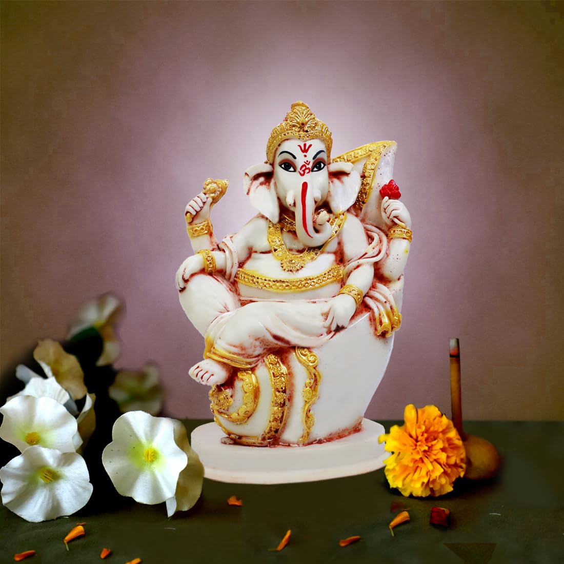 Buji Craft Ganesh Ji Lord Ganesha Car Dashboard Ganesh Statue Ganesh Murti Ganeshji Idol Ganpati Baba Ganpati Murti S22