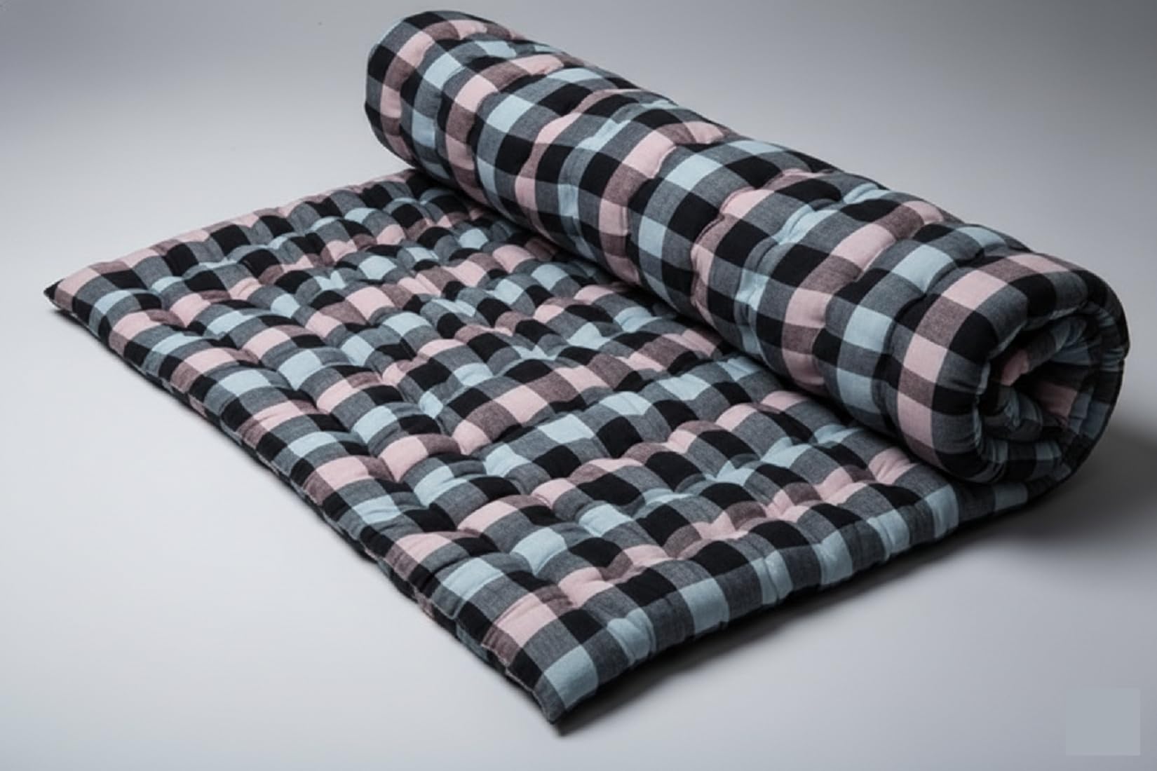 IMSMARTMART Foldable Soft Quilt Cotton Filled Mattress Patla Gadda 4 x 6 Ft 5 inch Single Cotton Mattress (L x W: 72 inch x 48 i