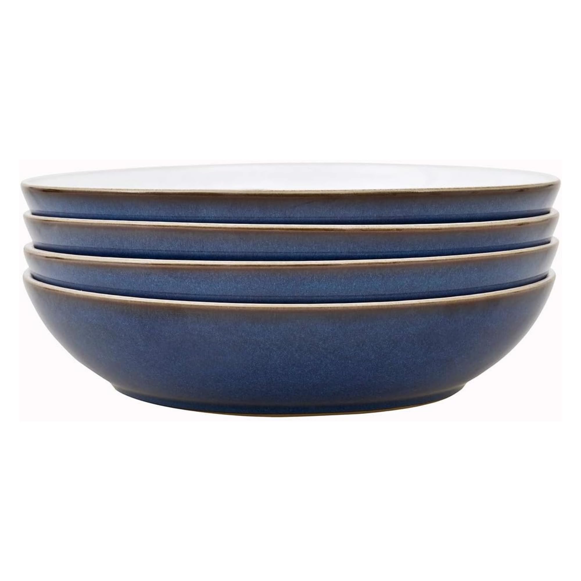 Denby Imperial Blue 4 Piece Pasta Bowl Set  Stone  9.5 x 23 x 23 cm