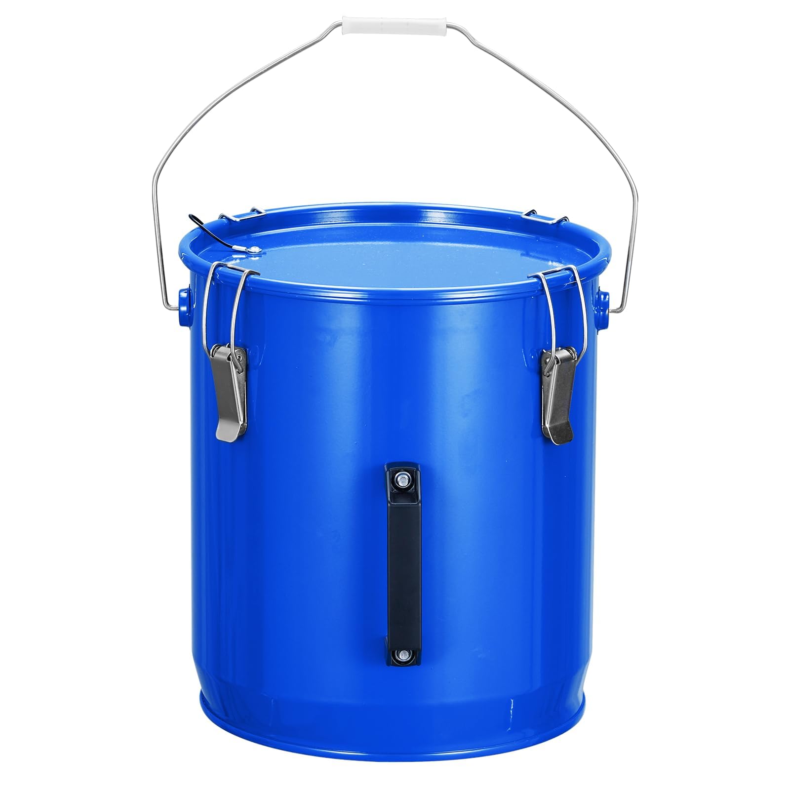 6 gal Fryer Grease Bucket, Oil Disposal Caddy, Steel Fryer Oil Transport Container with Rust-proof Coating, Deep Fryer Oil Dispo