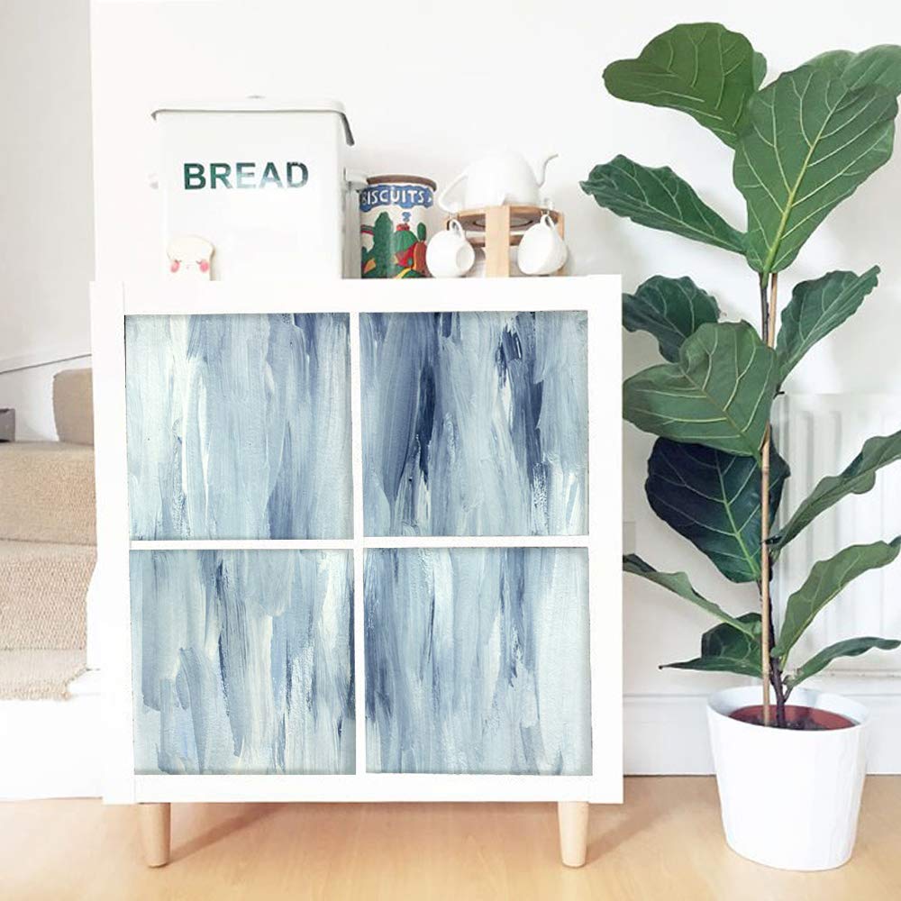 Self-Adhesive Dresser Sticker, Peel And Stick Furniture Skin, Removable Shelf Unit Decals Sticker (009, Expedit/Kallax)