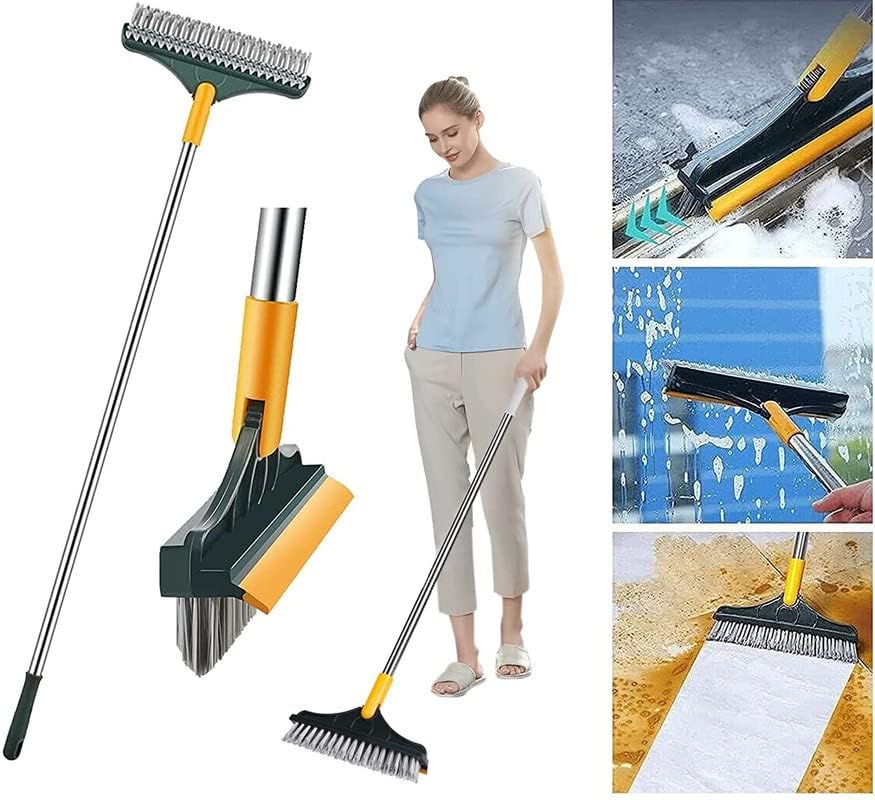 Jaytop 10 Pcs Bathroom Cleaning Kit |2In1 Bathroom Brush And Wiper |Toilet Brush With Holder |Gap Cleaning Brush |Silicon Glove