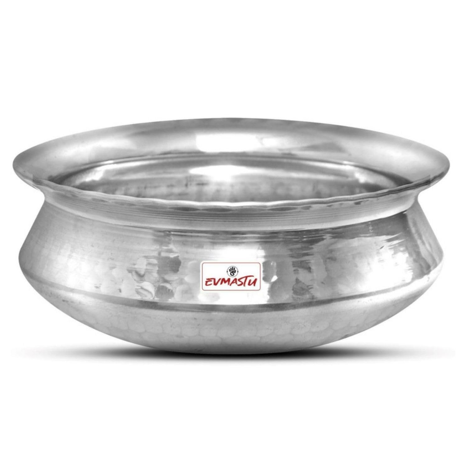 Evmastu Aluminium Small Size Lagan Handi-2 Ltr|3.5Mm Thick Gauge Heavy Bottom Cookware For Dum Biryani,Chicken Mutton Rice Cooki