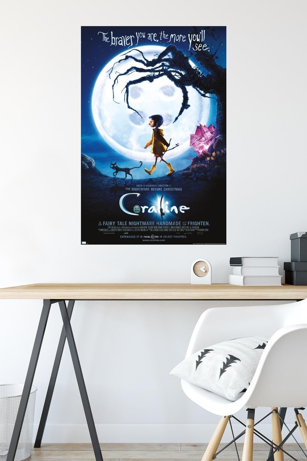 Trends International Coraline - Braver One Sheet Wall Poster, 34L X 22.4W, Unframed Version