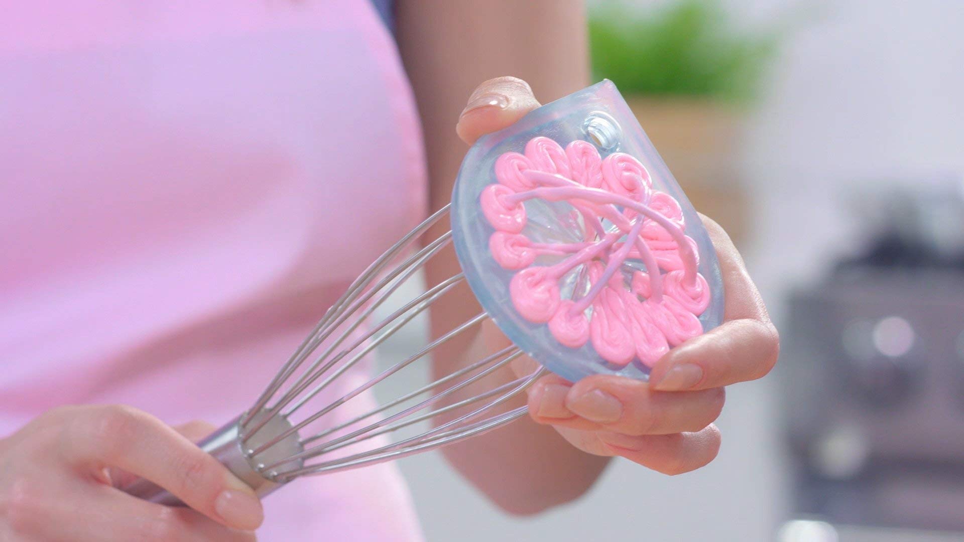 Whisk Wiper - Wipe A Whisk Easily - Multipurpose Kitchen Tool, Made In Usa - Includes 11'' Stainless-Steel Whisk - Cool Baking G