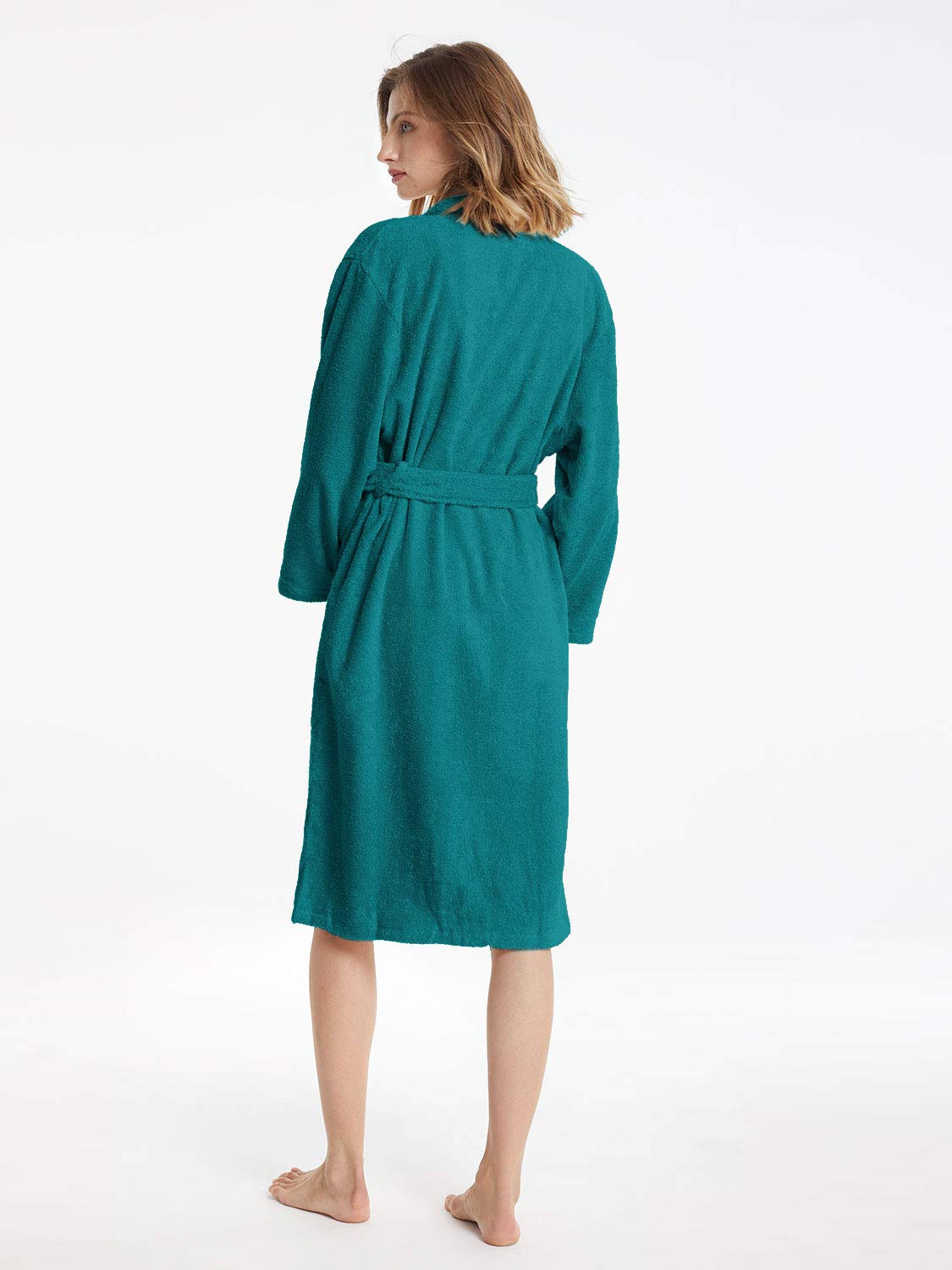 SIORO Robes for Women Terry Cloth Long Hotel Spa Bathrobes Cotton Towel House Coat Hot Tub Soft Absorbent Loungewear