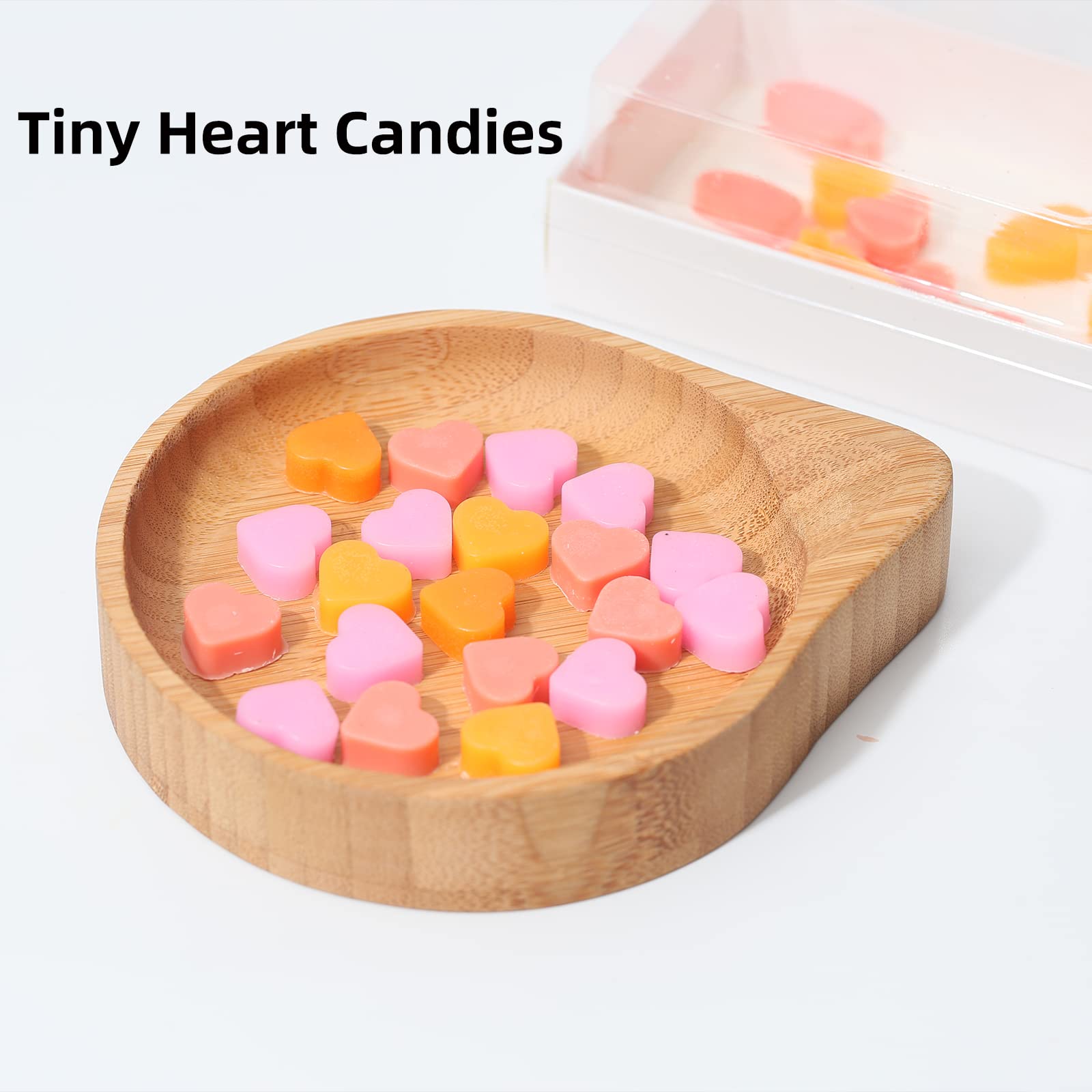 Amyandone Mini Heart Silicone Mold, 150 Cavities Heart Shape Chocolate Molds For Homemade Candy/Fondant/Gummy/Jelly, Food Grade