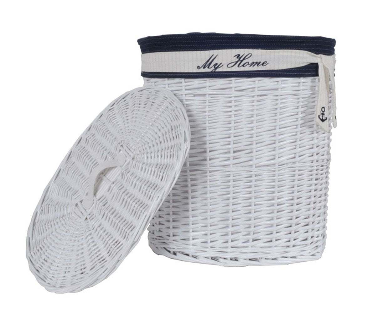 Anne Home - Set of 5 Oval Willow Storage Baskets in Several Sizes