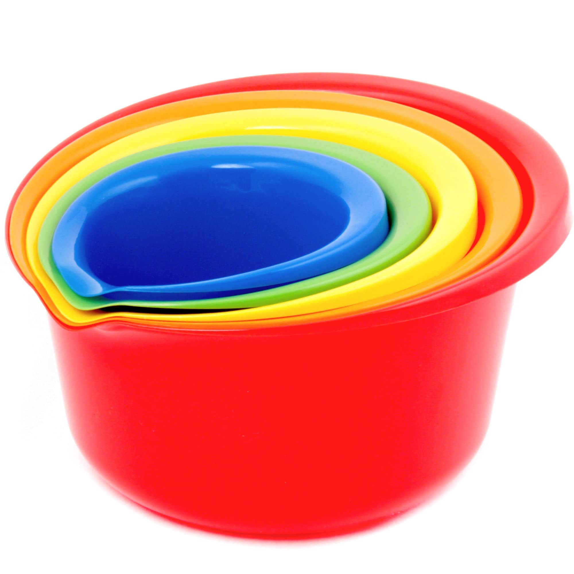 Chef Craft Select Plastic Mixing Bowl, .9 Quart Capacity, Blue