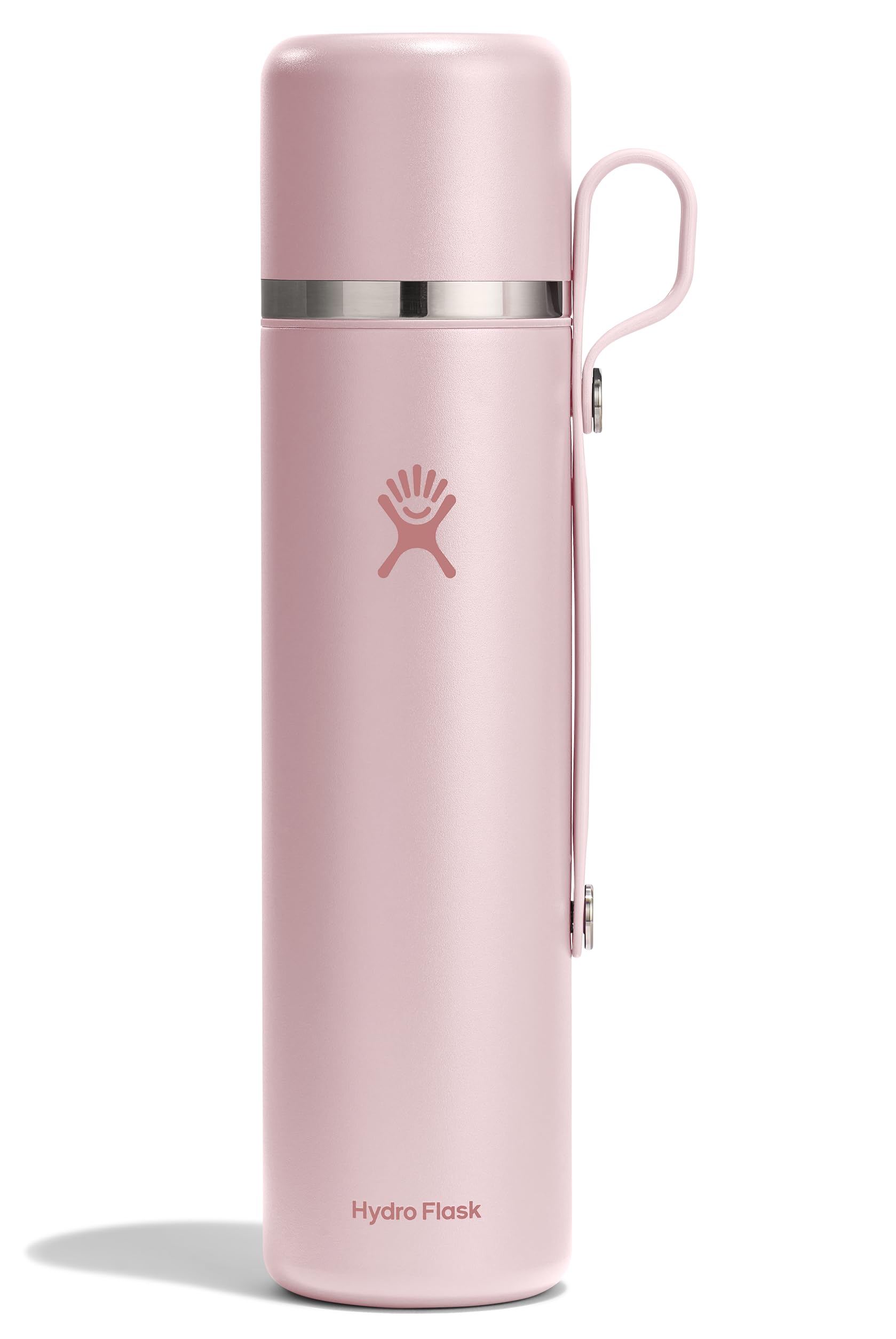 Hydro Flask Hot Flask & Cup - Insulated Stainless Steel, Hot Drink Travel Container for Coffee & Tea 36 Oz Trillium Pink