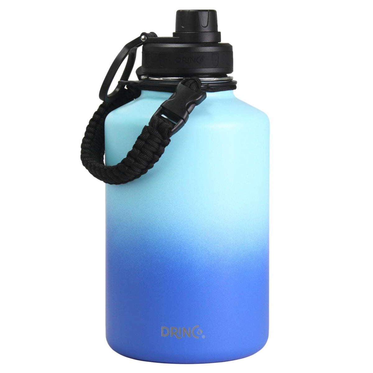Drinco Stainless Steel Water Bottle Spout Lid Vacuum Insulated Double Wall Water Bottle(64Oz 40Oz 32Oz 22Oz 18Oz 14Oz) Leak Proo