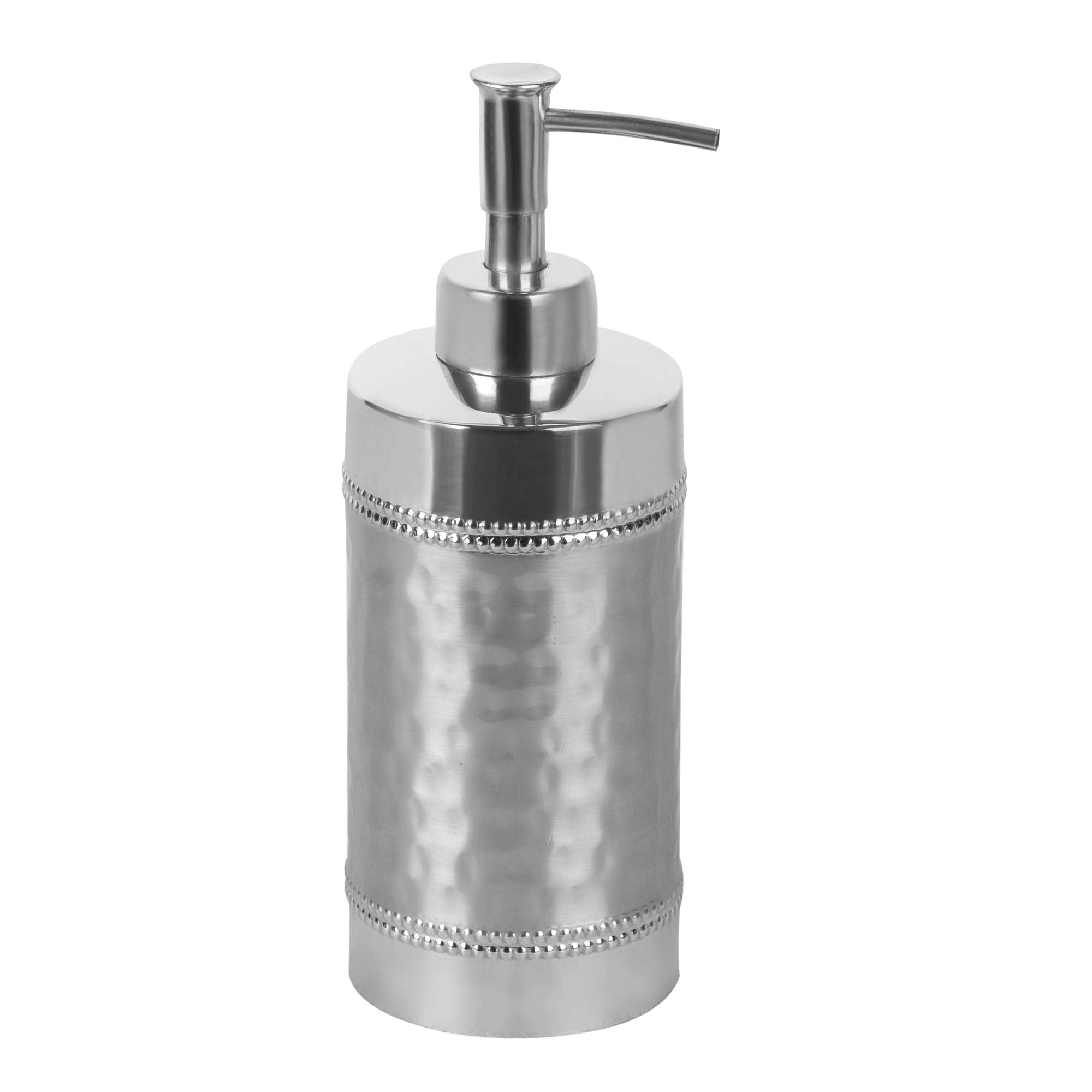 Nu Steel Hudson Bathroom Soap, Lotion & Liquid Gel Pump Dispenser In Premium Polished Stainless Steel For Bathrooms & Vanity Spa