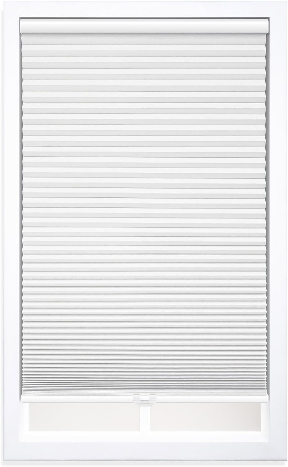 DEZ FURNISHINGS QEWT560360 Cordless 1.5 Blackout Cellular Shade, 56W x 36H, White