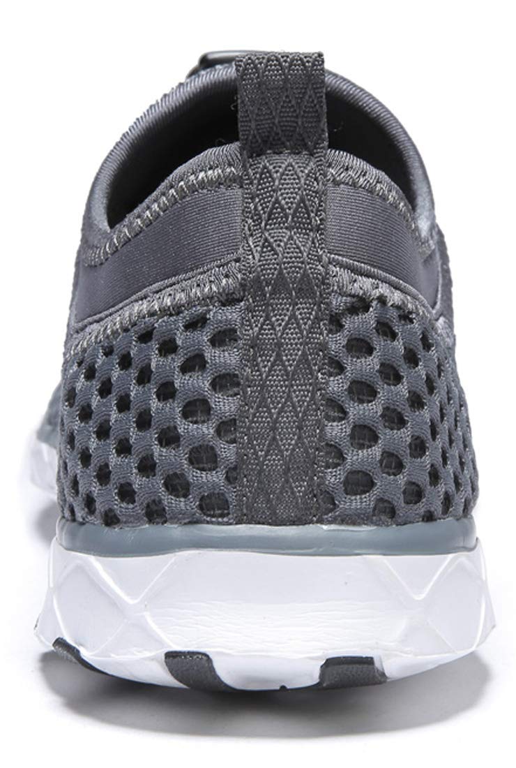 Zhuanglin Womens Quick Drying Aqua Water Shoes,Darkgrey,7 B(M) Us