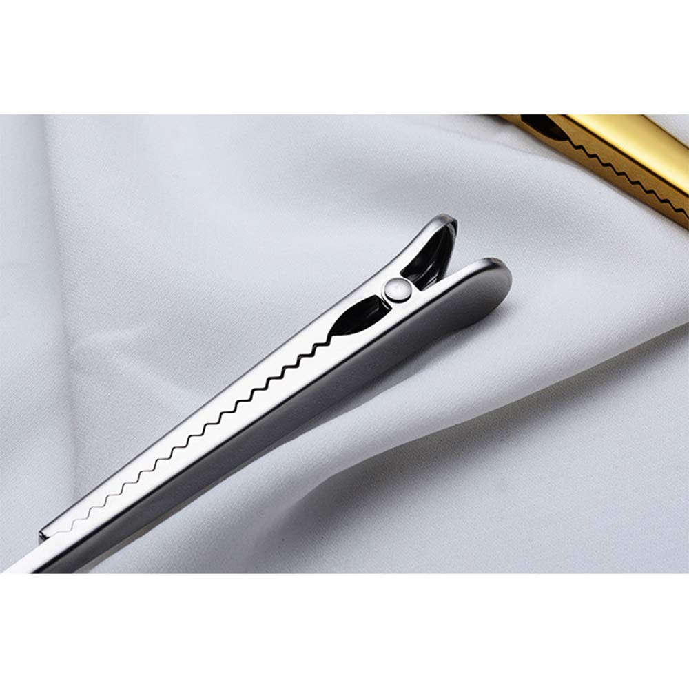Coffee Scoop With Clip,2 In 1 Stainless Steel 1 Tbsp Ground Measuring Spoon With Bag Clip For Coffee Tea(3, Silver)