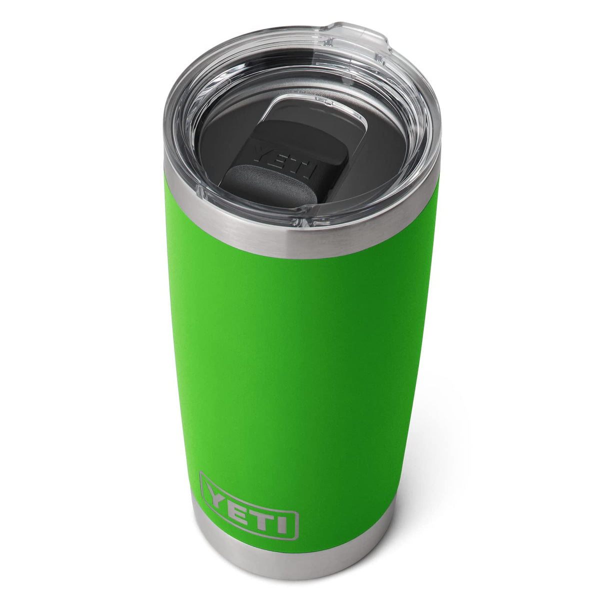Yeti Rambler 20 Oz Tumbler, Stainless Steel, Vacuum Insulated With Magslider Lid, Canopy Green