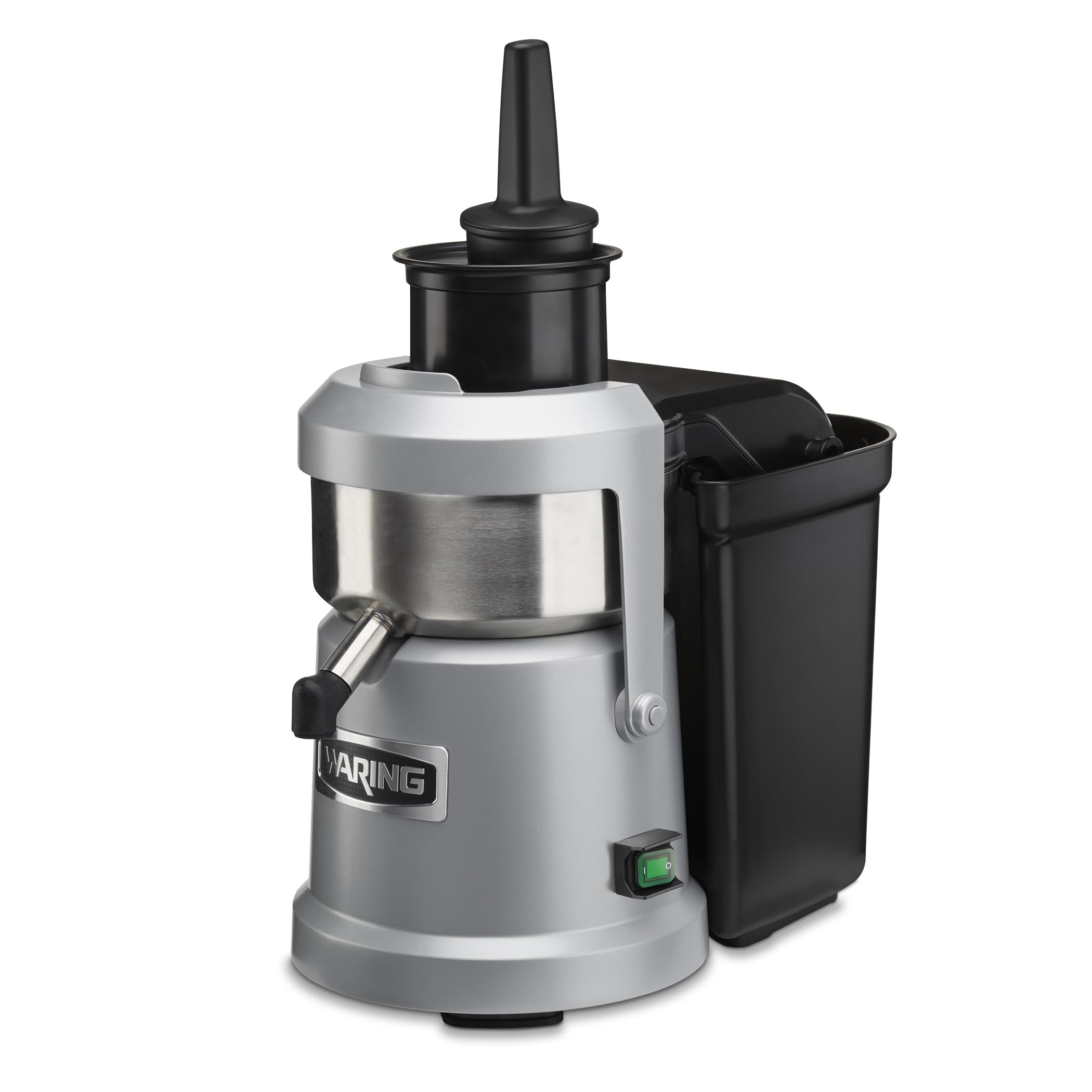 Waring Commercial Pulp Eject Juice Extractor, Heavy-Duty 1.2 Horsepower Centrifugal Juicer Machine, 12 Quart Capacity, Wide 3.15