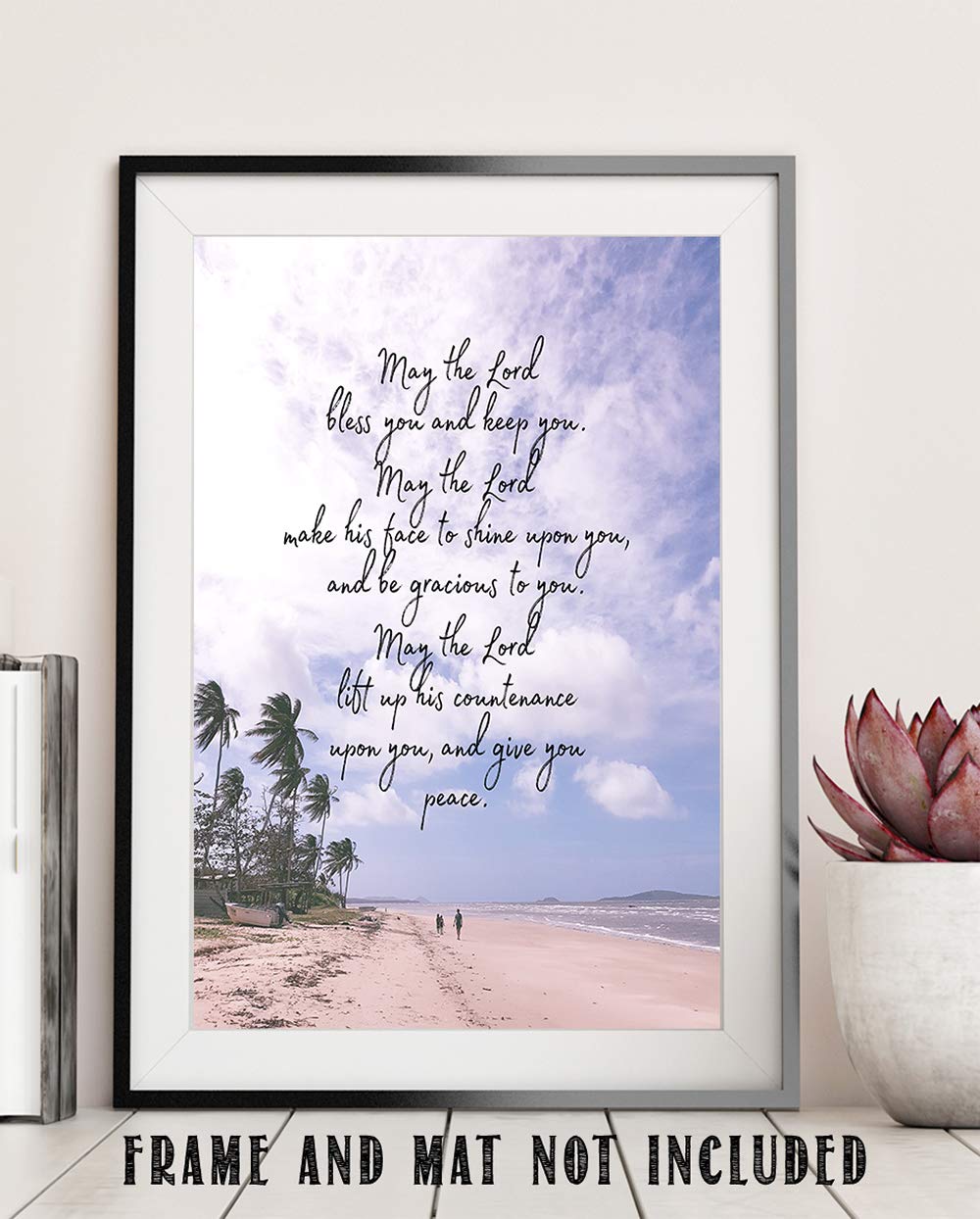 Book Of Numbers Bible Wall Decor, Book Bible Christian Quote Decor, Bible Verse Wall Print, Bible Quote 11 X 14 Wall Print, Insp