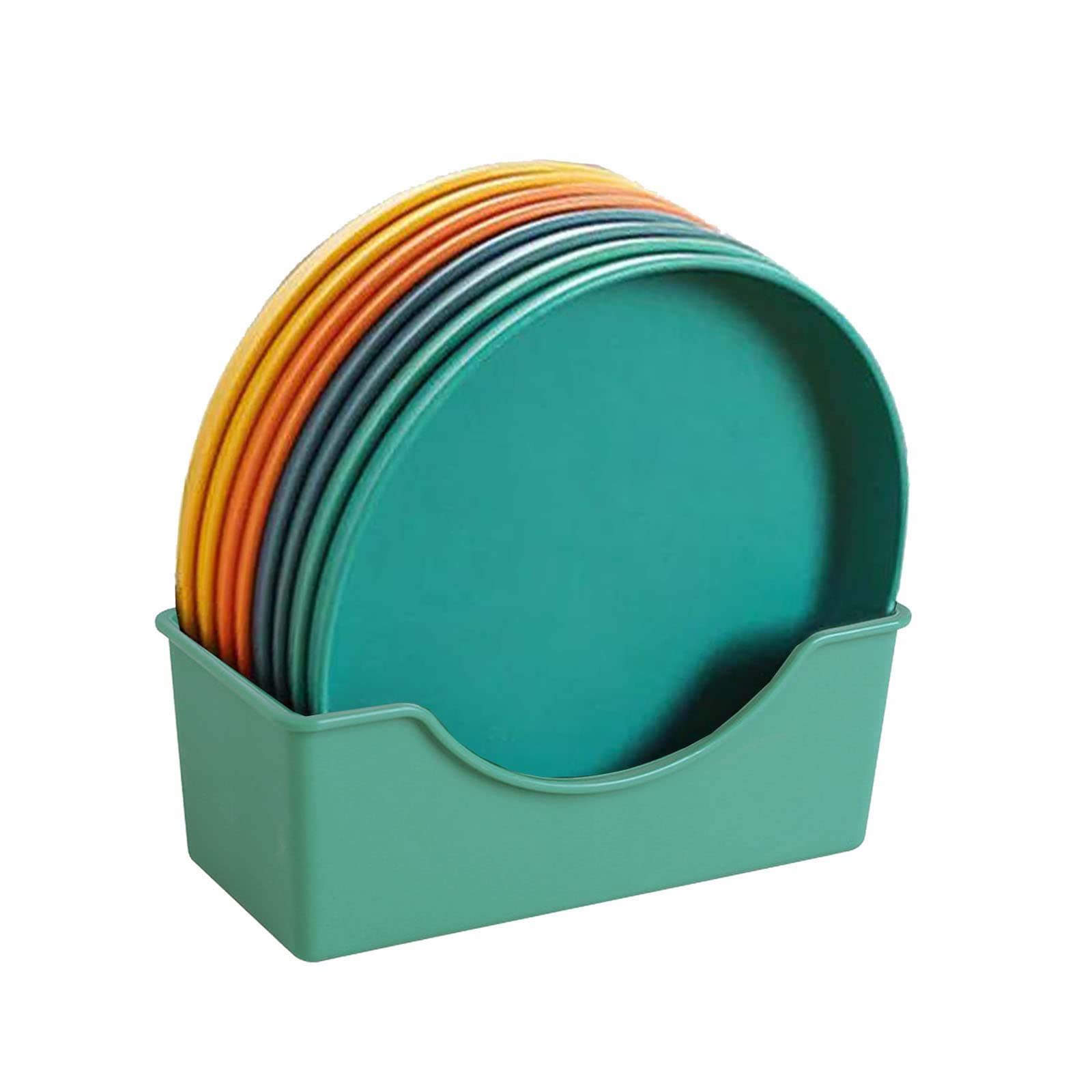 Baiouda Appetizer Plates, Cake Dessert Plates, Reusable Lightweight Colorful Snack Tableware Great For Desserts, Sides Or Appeti