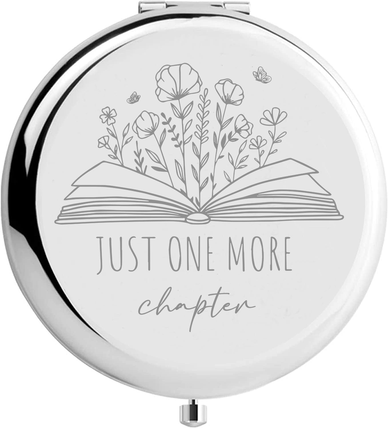 Kasuwow Book Lovers Gifts For Women, Book Lover Gift Ideas, Gifts For Book Lovers Compact Mirror, Librarian Gifts For Women Read