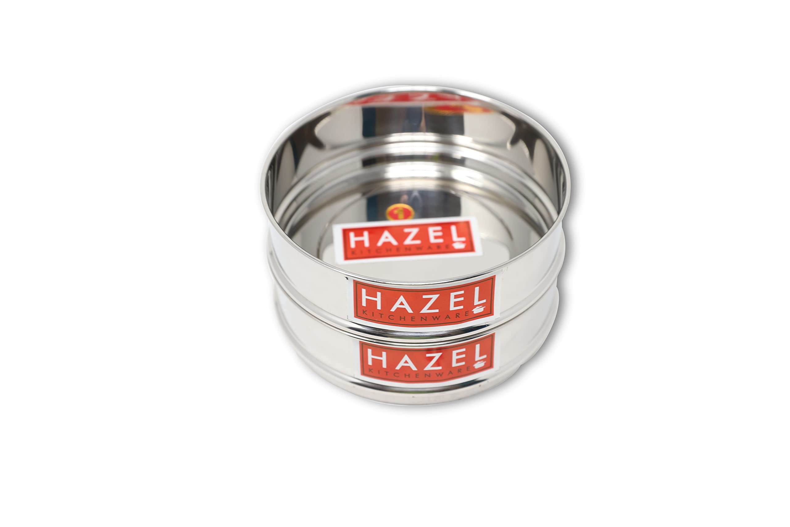 Hazel Cooker Container Vessel Set For 3 Litre Cooker | Glossy Finish Utensil Set Stainless Steel Dabba, Stackable Cooker Separat