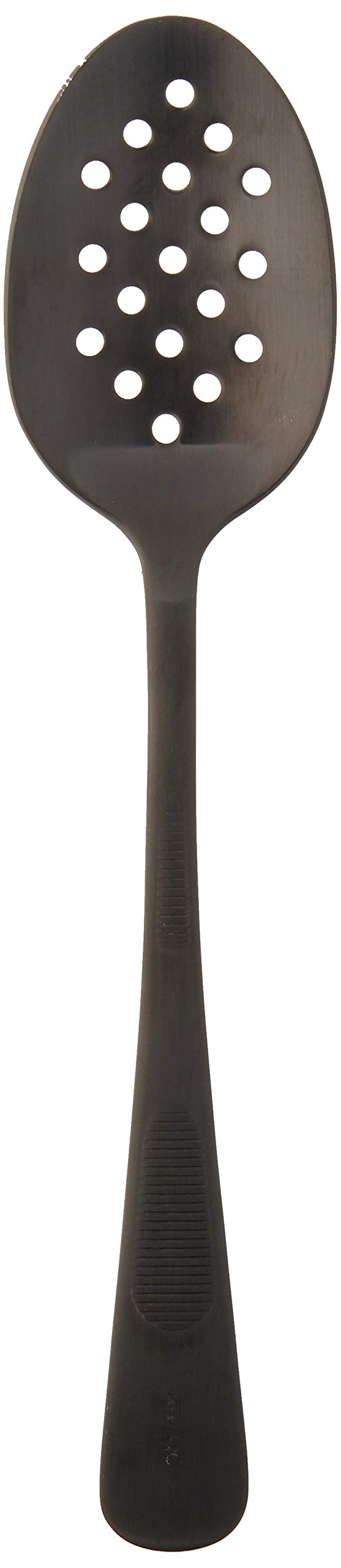 Mercer Culinary 18-8 Stainless Steel Plating Spoon, 7-7/8 Inch, Matte Black