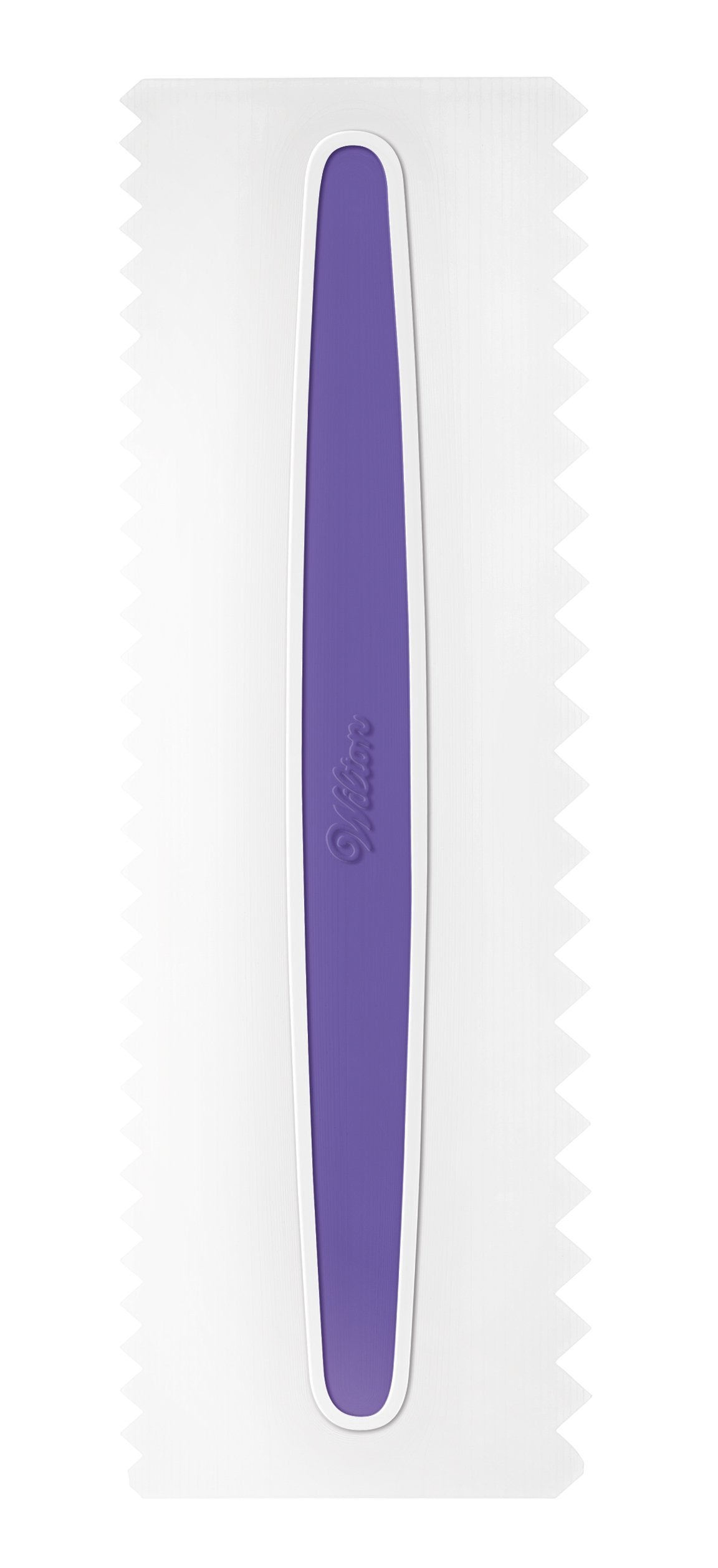 Wilton Comb Icing Smoother Set-3 Piece, White/Purple