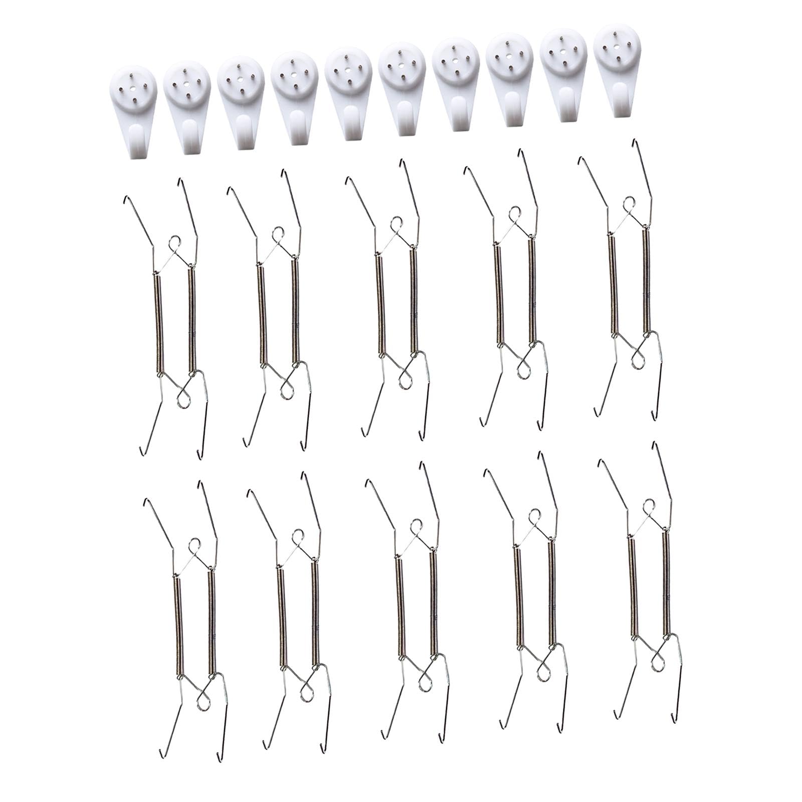 Calandis 20X Invisible Plate Hangers In Various Sizes Heavy Duty Plate Display Hanger 10Inch | Plate Racks & Hangers | Home Daco
