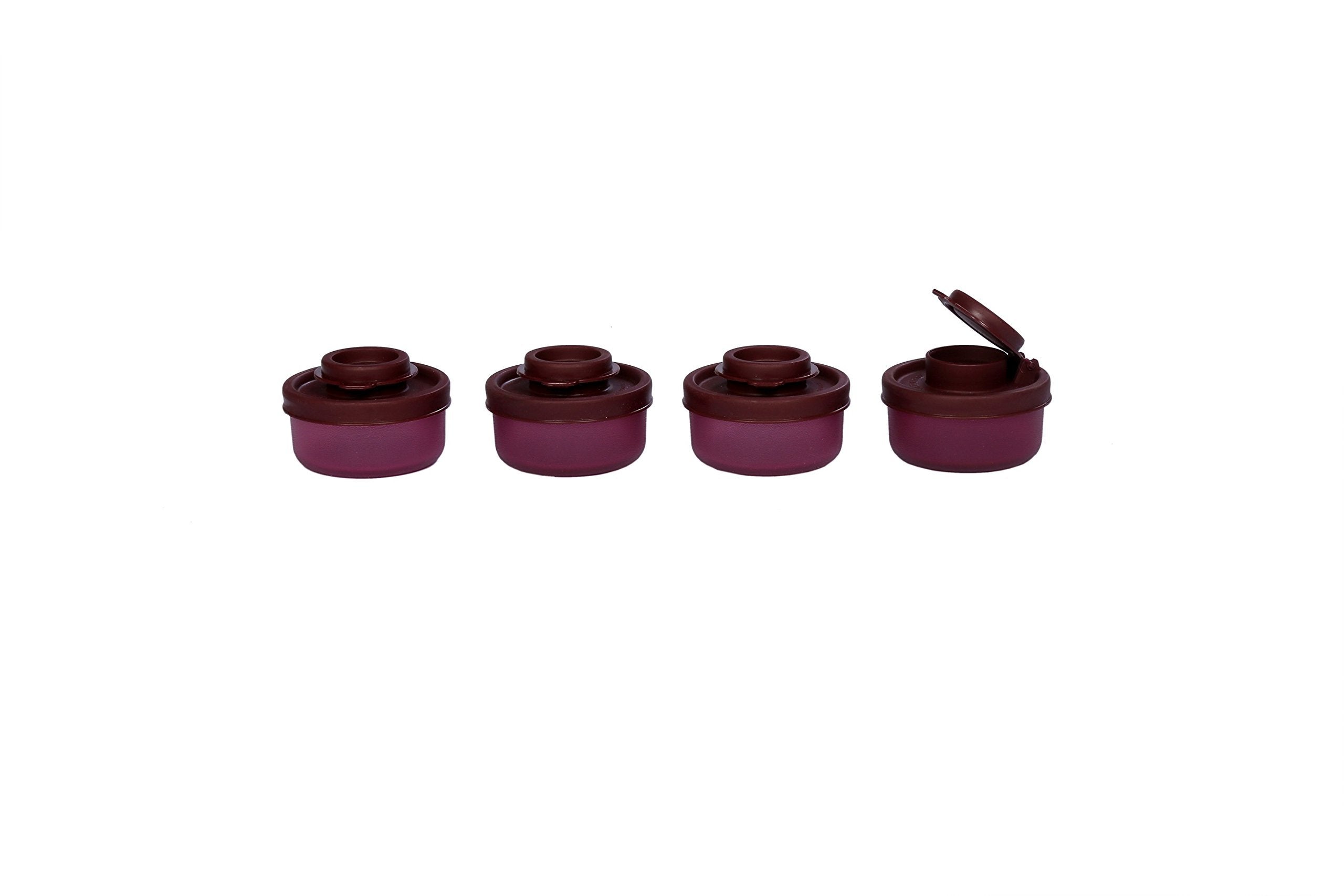 Signoraware Small Spice Shaker Set, 40Ml, Set Of 4, Maroon