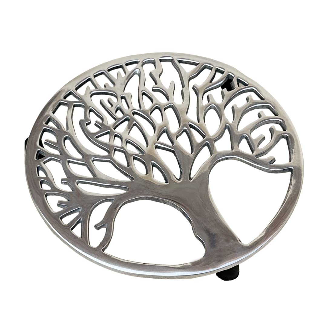 Cast Metal Tree Trivets For Hot Dish Pot Pan, Heat Resistant Teapot Trivets Rustic Hot Dish Plate Holder For Kitchen Dining Tabl