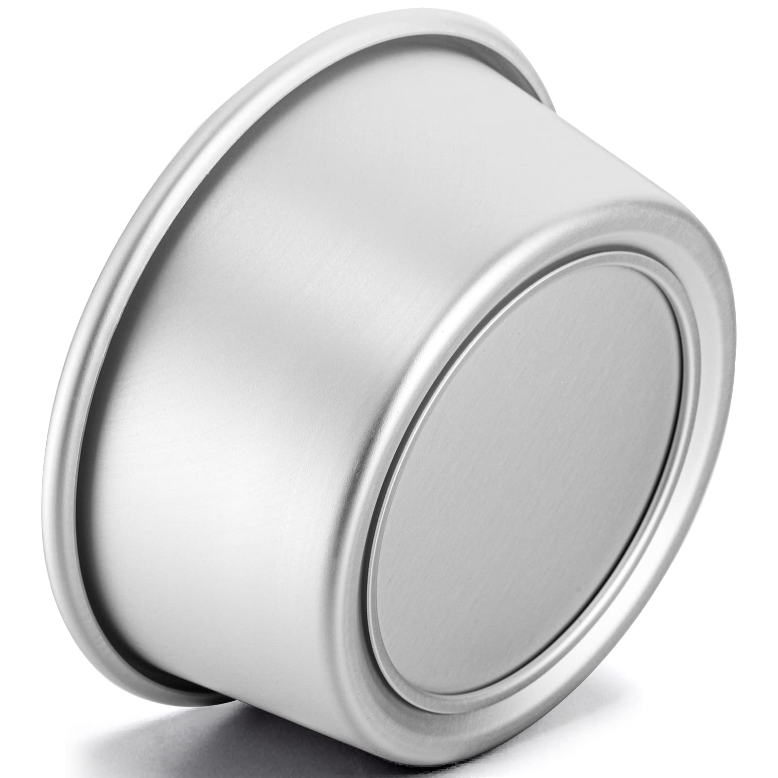 Lawei Round Cake Pan Set - 4'' 6'' 8'' Aluminium Cake Pans With Removable Base Round Cake Baking Pans For Wedding Birthday Party