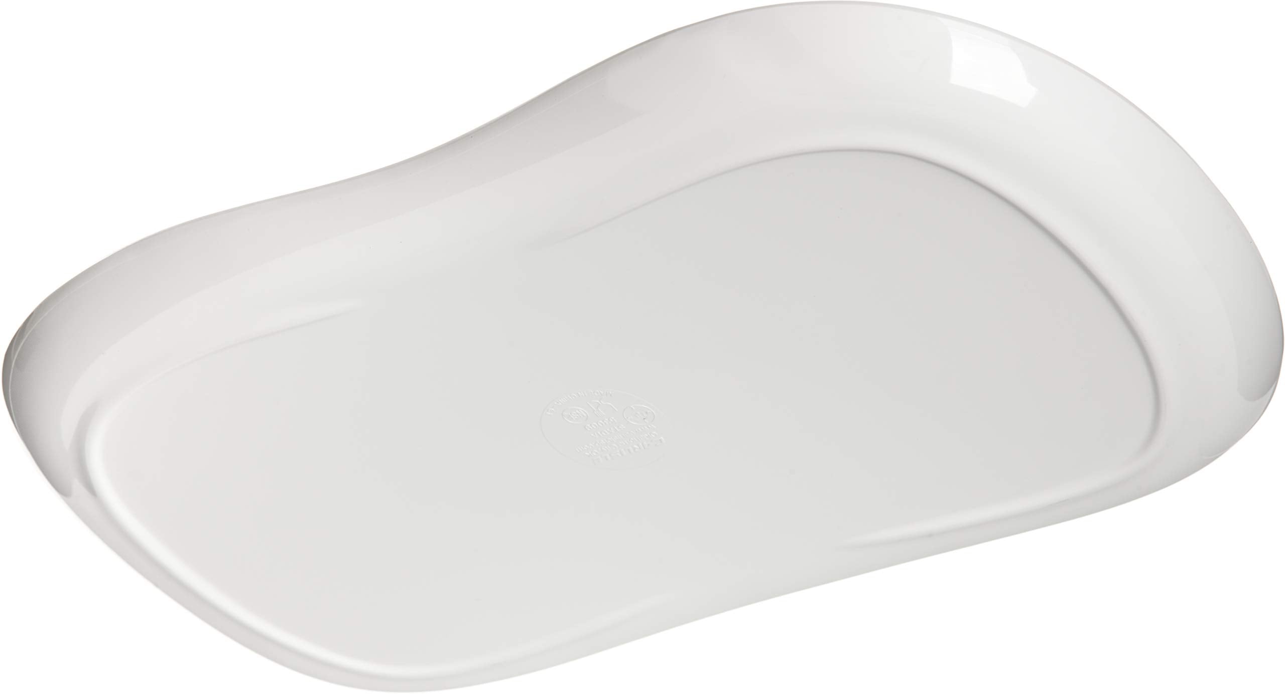 Carlisle Foodservice Products Stadia Resuable Plastic Platter For Home And Restaurant, Melamine, 13 X 7 Inches, Greige, (Pack Of