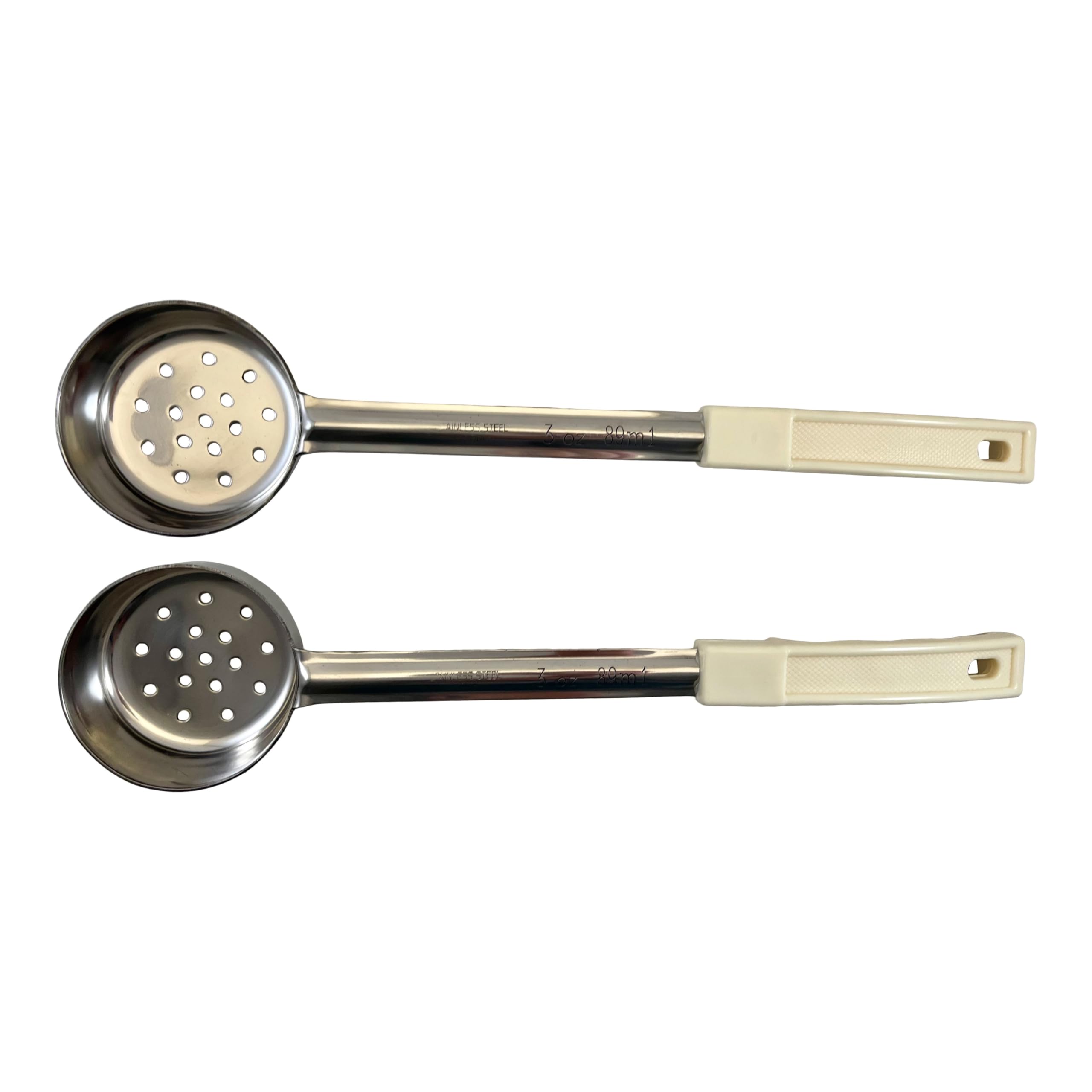 Habanerofire 3 oz Slotted Stainless Steel Portion Control Ladle Spoon